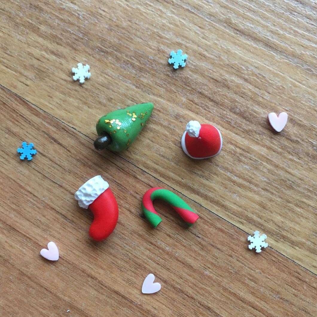 4 צ'ארמים בנושא כריסטמס לסליים